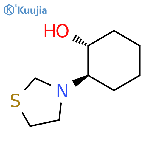 Cyclohexanol, 2-(3-thiazolidinyl)-, (1R,2R)-rel- structure