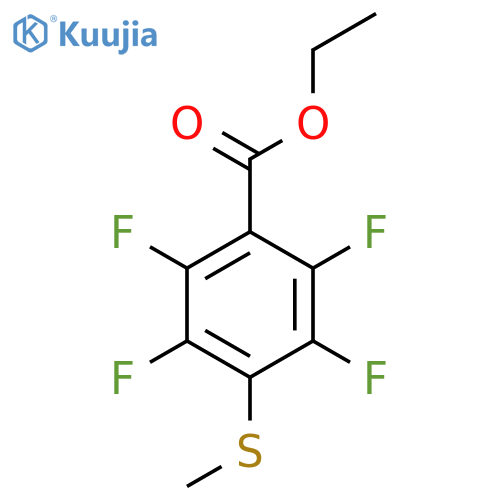 Ethyl 2,3,5,6-tetrafluoro-4-methylsulfanylbenzoate structure