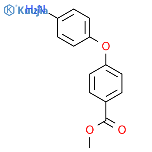 Methyl 4-(4-aminophenoxy)benzoate structure
