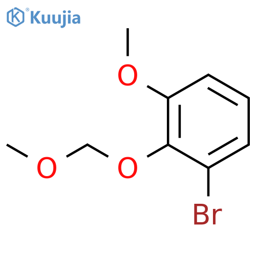 Benzene, 1-bromo-3-methoxy-2-(methoxymethoxy)- structure