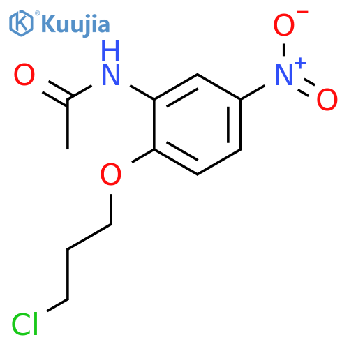 Acetamide, N-[2-(3-chloropropoxy)-5-nitrophenyl]- structure