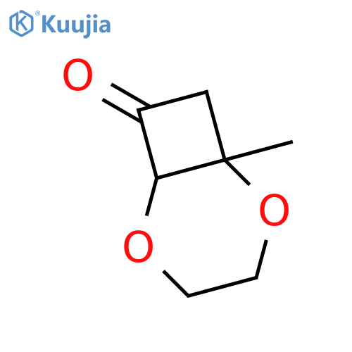 2,5-Dioxabicyclo[4.2.0]octan-7-one, 1-methyl- structure