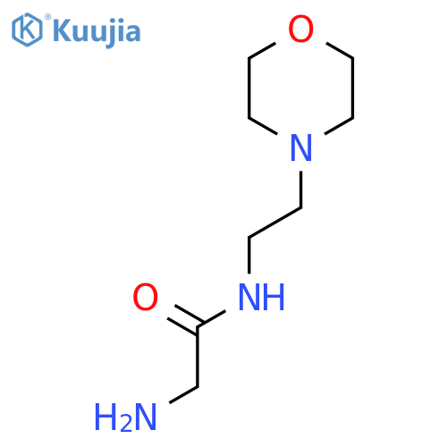 2-Amino-N-[2-(morpholin-4-yl)ethyl]acetamide structure