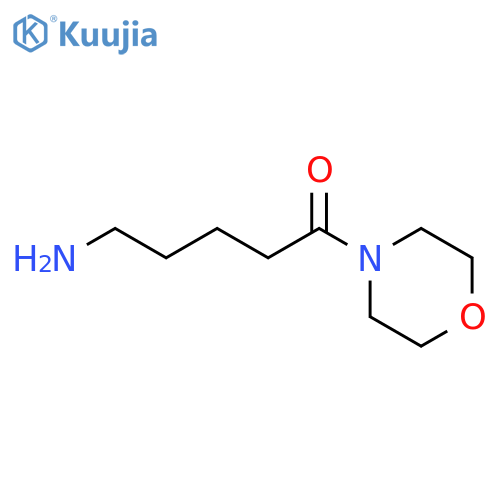 MORPHOLINE, 4-(5-AMINO-1-OXOPENTYL)- structure