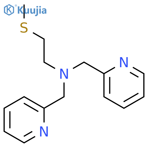 2-Pyridinemethanamine, N-[2-(methylthio)ethyl]-N-(2-pyridinylmethyl)- structure