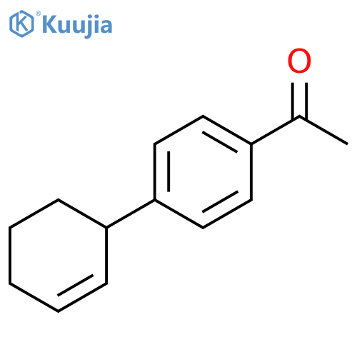 Ethanone, 1-[4-(2-cyclohexen-1-yl)phenyl]- structure