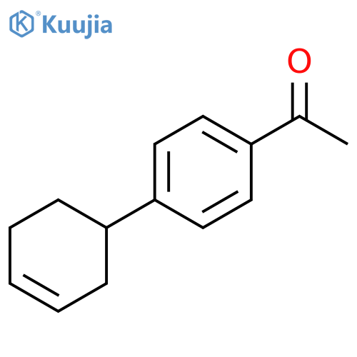 Ethanone, 1-[4-(3-cyclohexen-1-yl)phenyl]- structure