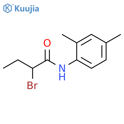 2-Bromo-N-(2,4-dimethylphenyl)butanamide structure