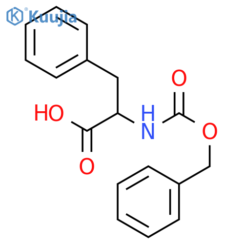 ((Benzyloxy)carbonyl)-D-phenylalanine structure