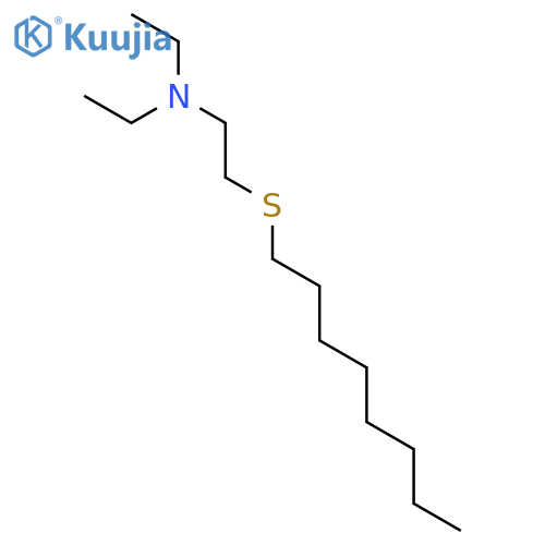 Ethanamine,N,N-diethyl-2-(octylthio)- structure