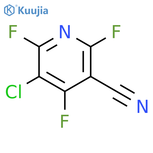 5-Chloro-2,4,6-trifluoronicotinonitrile structure