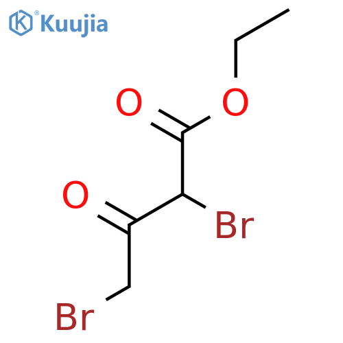 Ethyl 2,4-dibromo-3-oxobutanoate structure