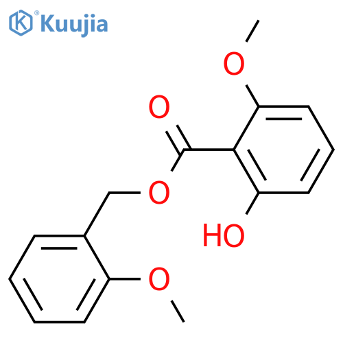 2-Hydroxybenzyl 2,6-dihydroxybenzoate; 2,2'-Di-Me ether structure