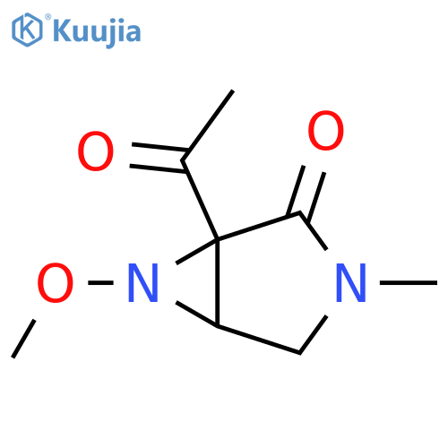 3,6-Diazabicyclo[3.1.0]hexan-2-one,1-acetyl-6-methoxy-3-methyl-, (1R,5R,6S)-rel- (9CI) structure
