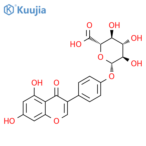 Genistein 4’-b-D-Glucuronide structure
