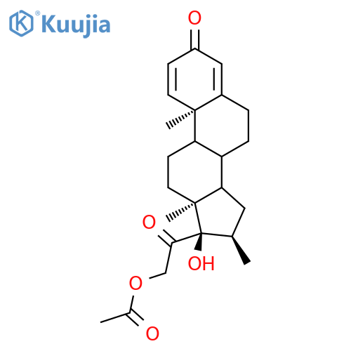 21-(Acetyloxy)-17-hydroxy-16-methylpregna-1,4-diene-3,20-dione structure