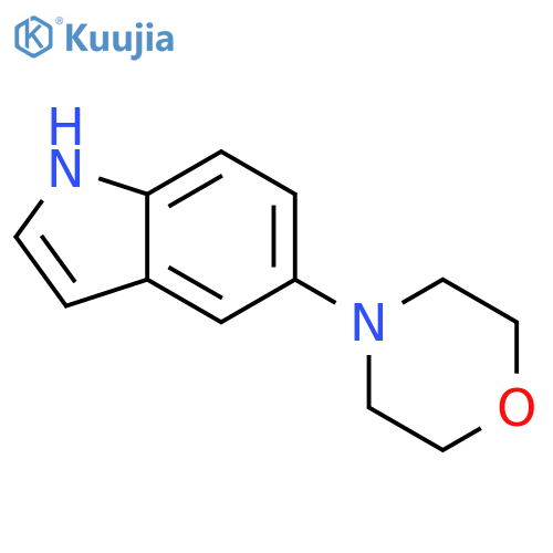 4-(1H-Indol-5-yl)morpholine structure