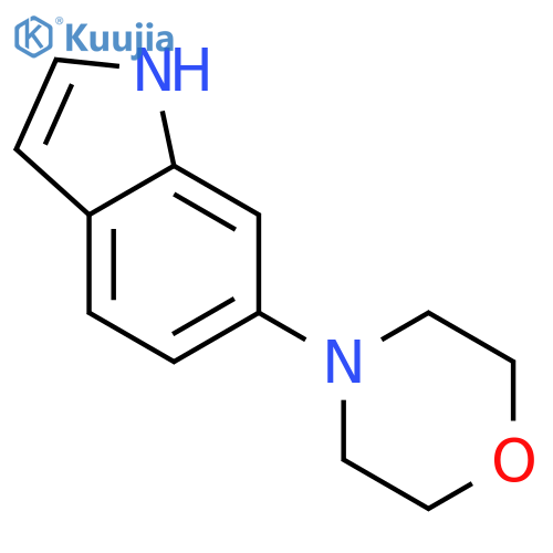 4-(1H-Indol-6-yl)morpholine structure
