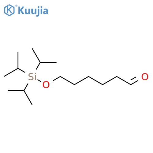 Hexanal, 6-[[tris(1-methylethyl)silyl]oxy]- structure