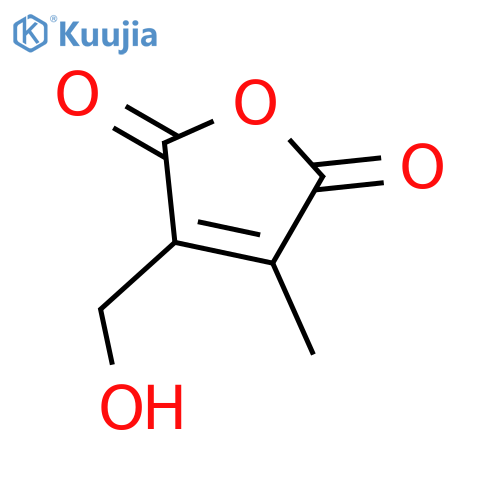 2,5-Furandione,3-(hydroxymethyl)-4-methyl- structure