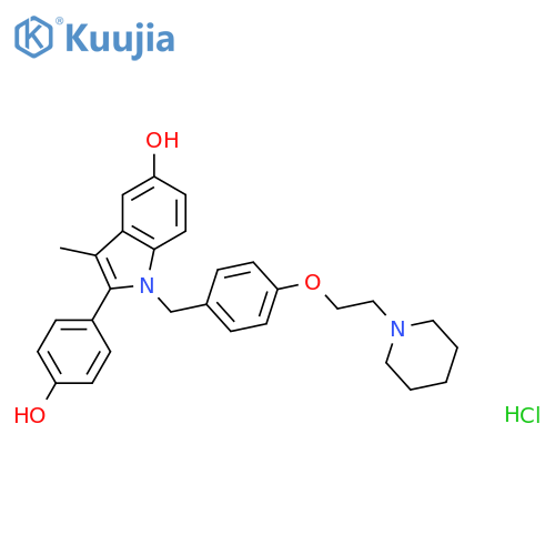 Pipendoxifene hydrochloride structure