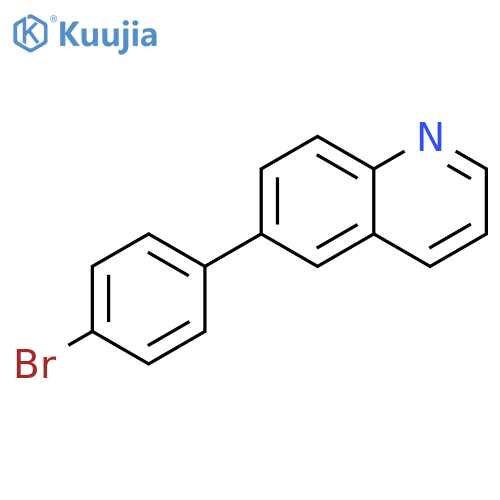 Quinoline, 6-(4-bromophenyl)- structure