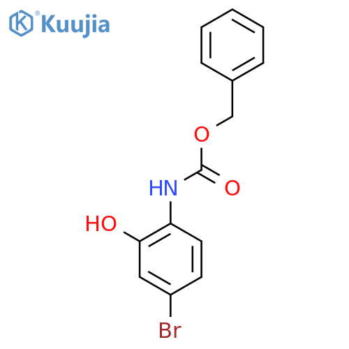 benzyl N-(4-bromo-2-hydroxyphenyl)carbamate structure