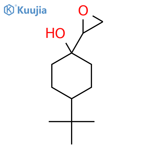 4-Tert-butyl-1-(oxiran-2-yl)cyclohexan-1-ol structure