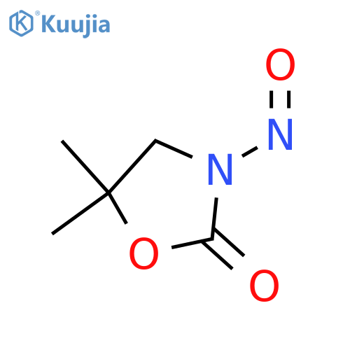 5,5-Dimethyl-3-nitrosooxazolidin-2-one structure