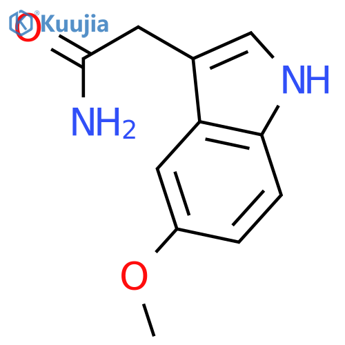 5-Methoxyindole-3-acetamide structure