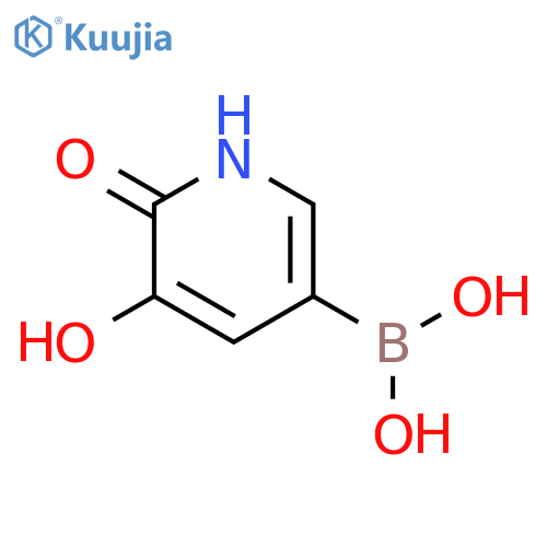 Boronic acid, B-(1,6-dihydro-5-hydroxy-6-oxo-3-pyridinyl)- structure