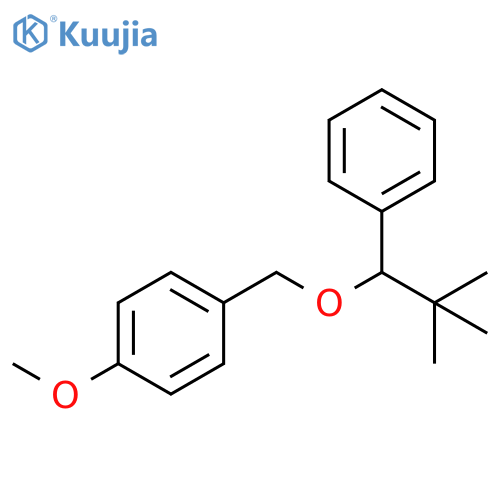 1-[(2,2-Dimethyl-1-phenylpropoxy)methyl]-4-methoxybenzene structure