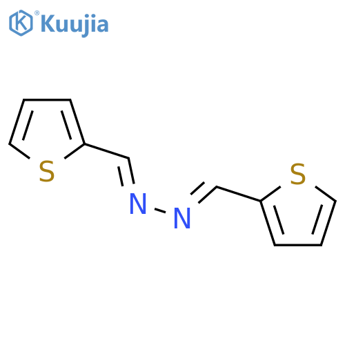 2-Thiophenecarboxaldehyde,2-(2-thienylmethylene)hydrazone structure