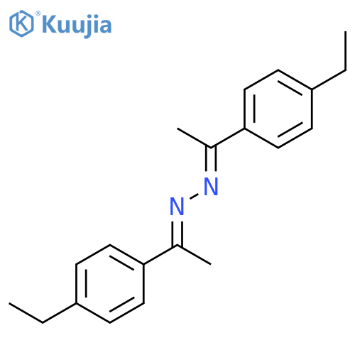 Ethanone, 1-(4-ethylphenyl)-, [1-(4-ethylphenyl)ethylidene]hydrazone structure