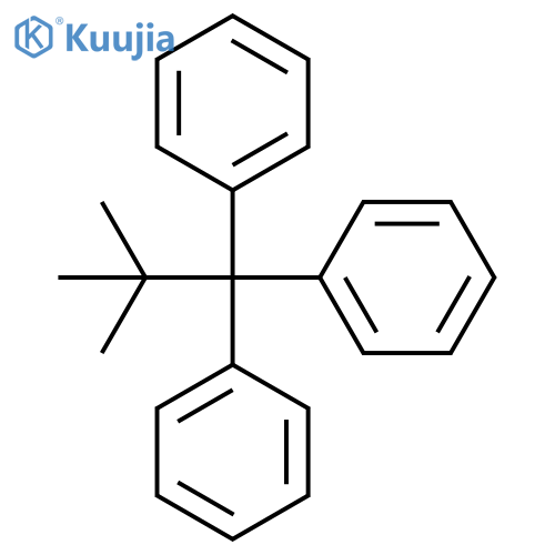 propane, 2,2-dimethyl-1,1,1-triphenyl- structure