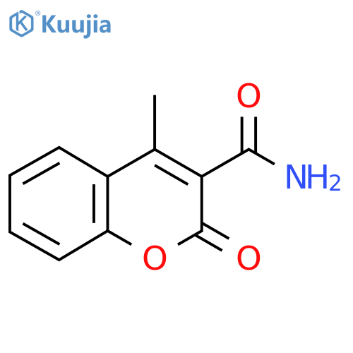 4-methyl-2-oxo-2H-chromene-3-carboxamide structure
