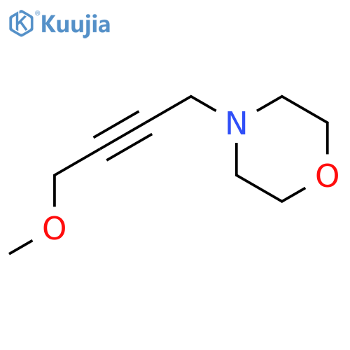 Morpholine, 4-(4-methoxy-2-butynyl)- structure
