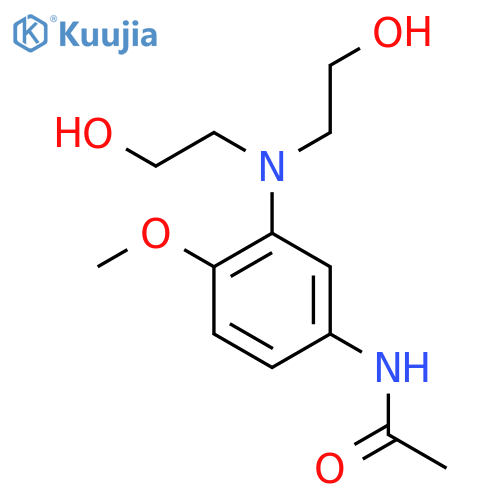 4-Acetylamino-2-(bis(2-hydroxyethyl)amino)anisole structure