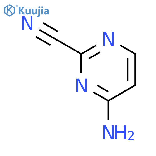 4-Aminopyrimidine-2-carbonitrile structure