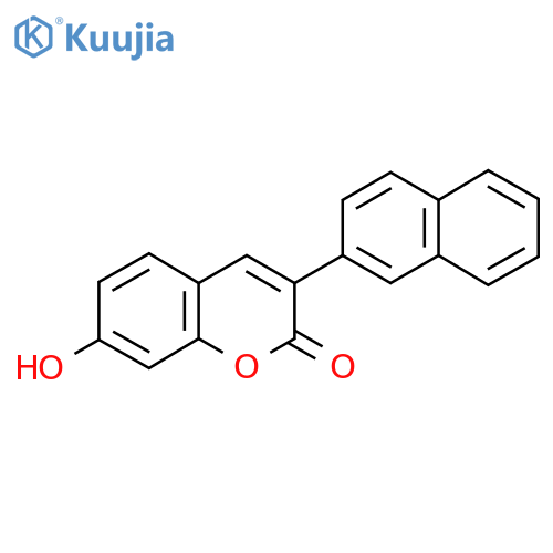 7-Hydroxy-3-(2-naphthyl)-2H-chromen-2-one structure