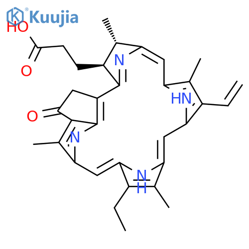Pyropheophorbide-a structure