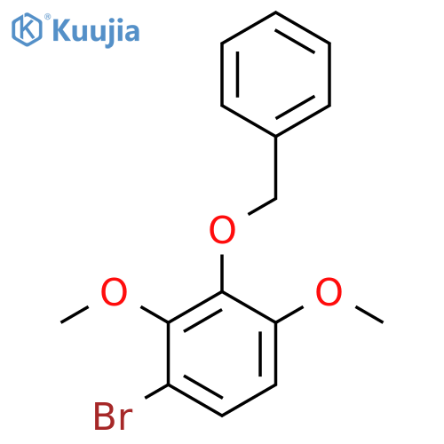 2-(BenZyloxy)-4-bromo-1,3-dimethoxybenZene structure