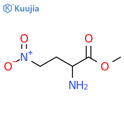 Butanoic acid,2-amino-4-nitro-, methyl ester structure