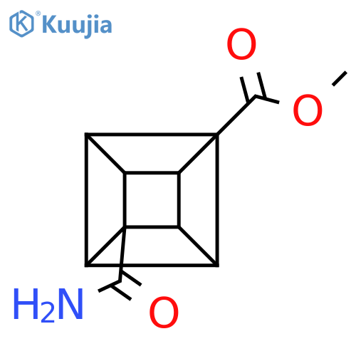 Methyl (2R,3R,4S,5S)-4-carbamoylcubane-1-carboxylate hydrochloride structure