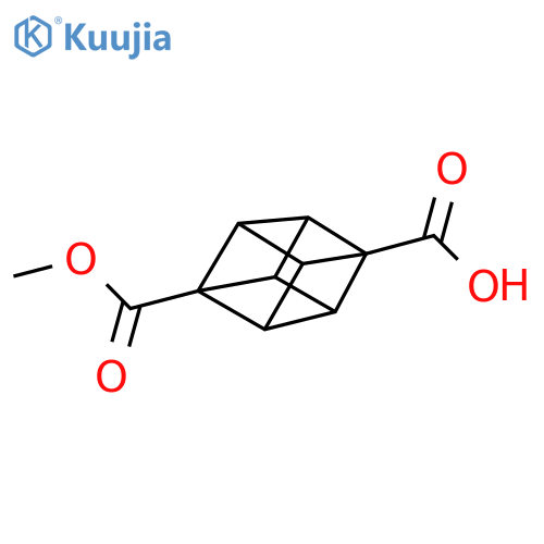 4-methoxycarbonylcubane-1-carboxylic acid structure