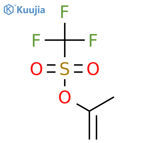 Methanesulfonic acid, trifluoro-, 1-methylethenyl ester structure