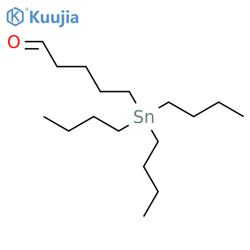 Pentanal, 5-(tributylstannyl)- structure