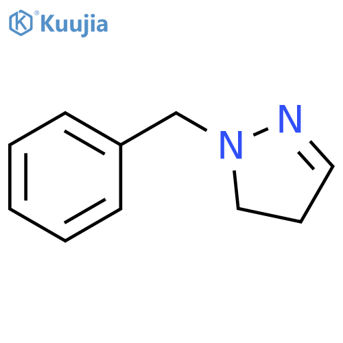 1H-Pyrazole, 4,5-dihydro-1-(phenylmethyl)- structure