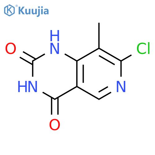 7-Chloro-8-methylpyrido[4,3-d]pyrimidine-2,4(1H,3H)-dione structure