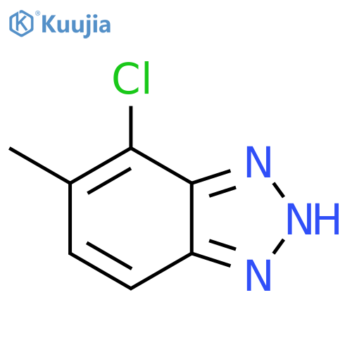 4-chloro-5-methyl-1H-1,2,3-benzotriazole structure